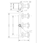 GENEBRE CUERPO DUCHA C/TRANSF (1) - Imagen 2