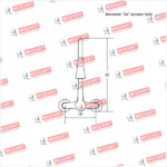 MOZART 9095 SEUL MEZCL. MONOCOMANDO PARED CROMO C/PICO FLEX - Imagen 15