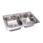 ARIEL PILETA ACERO DOBLE 78 X 48 X 8 CM