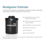 BIODIGESTOR 1100 LTS WATERPLAST  "STANDARD" 110ø*145 - Imagen 3