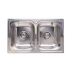 ARIEL PILETA ACERO DOBLE 78 X 48 X 8 CM - Imagen 3