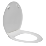 AGUA CLARA ASIENTO OVAL PARA INODORO BLANCO