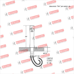 MOZART 7160 DOHA MONOCOMANDO LAVATORIO ALTA ABS BLANCA - Imagen 3