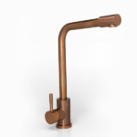 MOZART 7355 TOKIO MONOCOMANDO MESADA "PICO L" COBRE