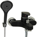 MOZART 7169 DOHA MONOCOMANDO DUCHA C/TRANSF ABS NEGRA