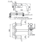 FV LIBBY LAVATORIO PARED EMB - 0203/39-CR - Imagen 2