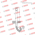 MOZART 7197 OSLO MONOCOMANDO LAVATORIO ALTA NEGRA - Imagen 3