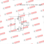 MOZART 7229 DOHA MONOCOMANDO DUCHA S/TRANSF ABS NEGRA - Imagen 3