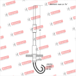 MOZART 9921 DALLAS MONOCOMANDO MESADA C/PICO FLEX CONO ROJO - Imagen 3