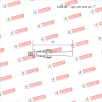 MOZART 9901 CANILLA PARED ABS BLANCA 1 AGUA - Imagen 3