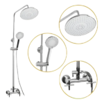 MOZART 7951 BOSTON SET DUCHA VINTAGE MEZCLADORA CROMO