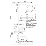 FV ARIZONA DUCHA C/TRANSFERENCIA EMB - 0103/B1P-CR - Imagen 2