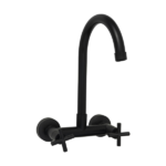 MOZART 7074 TEXAS MEZCLADORA PARED "PICO J" C/C NEGRA