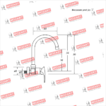 MOZART 7152 DOHA MONOCOMANDO PARED ABS BLANCA "PICO J" - Imagen 3