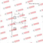 MOZART 9955 BOSTON MEZCLADORA LAVATORIO MEDIANO NEGRO - Imagen 2