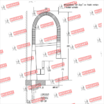 MOZART 7111 SAN DIEGO MONOCOMANDO MESADA C/ROCIADOR CROMO - Imagen 2