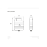 IDEAL ART 31022 DEPOSITO P/EMBUTIR NORMAL - Imagen 2