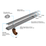 DESAGUE ACUALINEAL 70 CM C/REJILLA CIEGA - SAL 40 - Imagen 3