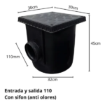 DESENGRASADORA WATERPLAS 110 X 110 REFOZ 32ø*42