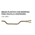IDEAL ART 1660  BRAZO PLAST. C/MA. P/DEP