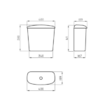 FERRUM DEPOSITO DE COLGAR MAYO CUADRADO - DFCXF - Imagen 2