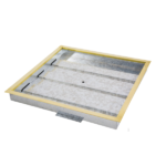 DHIN TAPA CAMARA CON FILETE DE BRONCE 20X20