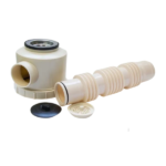 SIFON SIMPLE CON SOPAPA ACERO PLAST PROMEL 50