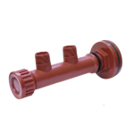 COLECTOR PLASTICO 11/4 CON SALIDAS LATERALES  1