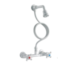 ITEPA MEZCLADOR DUCHA EXTERIOR C/DUCHA MOVIL PLASTICA BLANCA