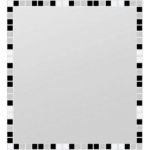 ESPEJO KUBIC 60 X 66 BCO / ARLEQUIN / TRAVERTINO - Imagen 2