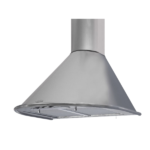 CAMPANA CONO ACERO CON FRENTE C/FILRO Y LUZ CURVO art 480