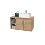 DELOS VANITORY COLG 2 PTS Y NICHO LAT NAT 80 CM (DZE03RKN)