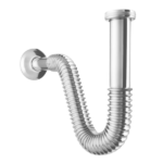 CONEX ALUMINIO CROMADA DESCARGA LAVATORIO SIFONFLEX 0.60 CM