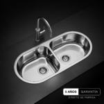 JOHNSON 304 PILETA DOBLE DN1 84x37x20