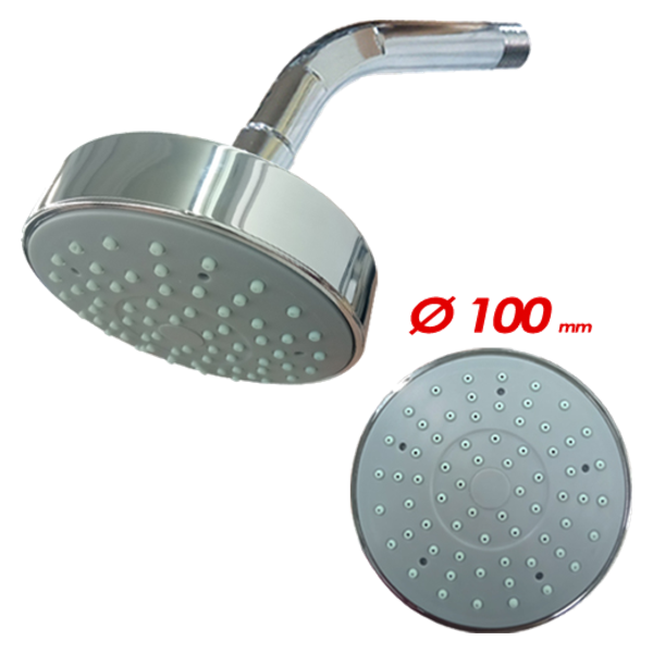 Ducha plástica con brazo Mozart 2114