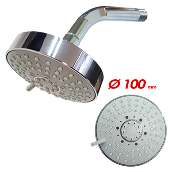 Ducha plástica con brazo Mozart 8985