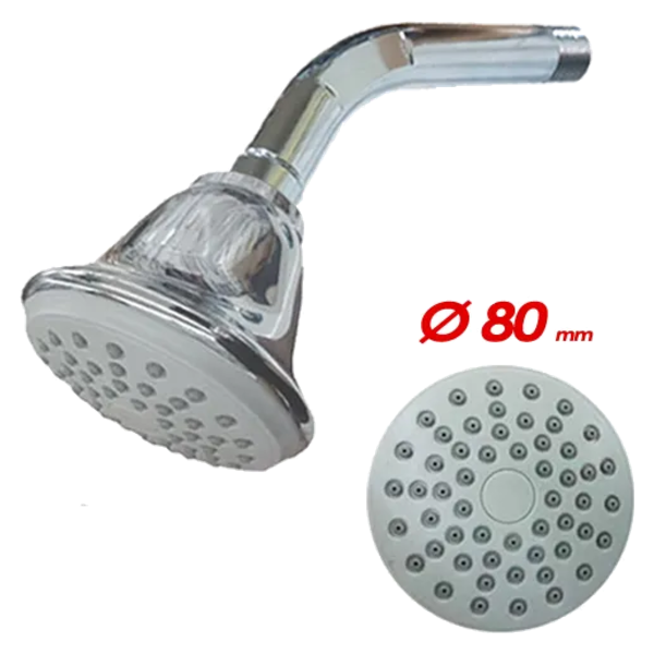 Ducha cromada tipo campana Mozart 9856