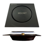 MOZART 8969 REJILLA PRESS 12 X 12 CM NEGRA