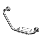 MOZART 7021 AGARRADERA 135º ACERO C/JABONERA