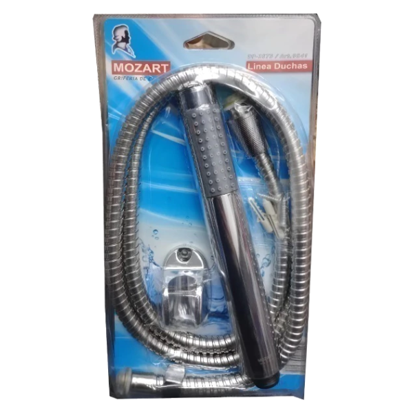 Duchador recto con flexible 1,50 m Mozart 9841