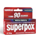 SUPRABOND SUPERPOX SUPERADHESIVO 90 SEG TRANSP ESTUCHE 10 GR