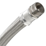FLEXIBLE MALLADO ACERO INOX. P/BOMBA 1 X 50 CM