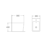 ATTIUM ARQE BIDET 1 AG. S/TRANSF BLANCO - Imagen 3