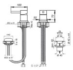 FV INOX ONE S MONOC. BIDET S/TRANSF ACERO - 0189.01/I1S-AI - Imagen 2