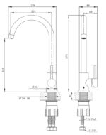 FV INOX ONE MONOC. COCINA MESADA ACERO - 0411.04/I1-AI - Imagen 2