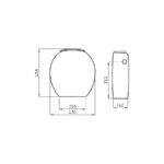 FERRUM DEPOSITO DE COLGAR ATUEL 6 LTS DESC. DUAL - DWE6F - Imagen 2