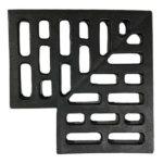ESQUINERO PLAST PARA REJILLA NEGRA WATERPLAST